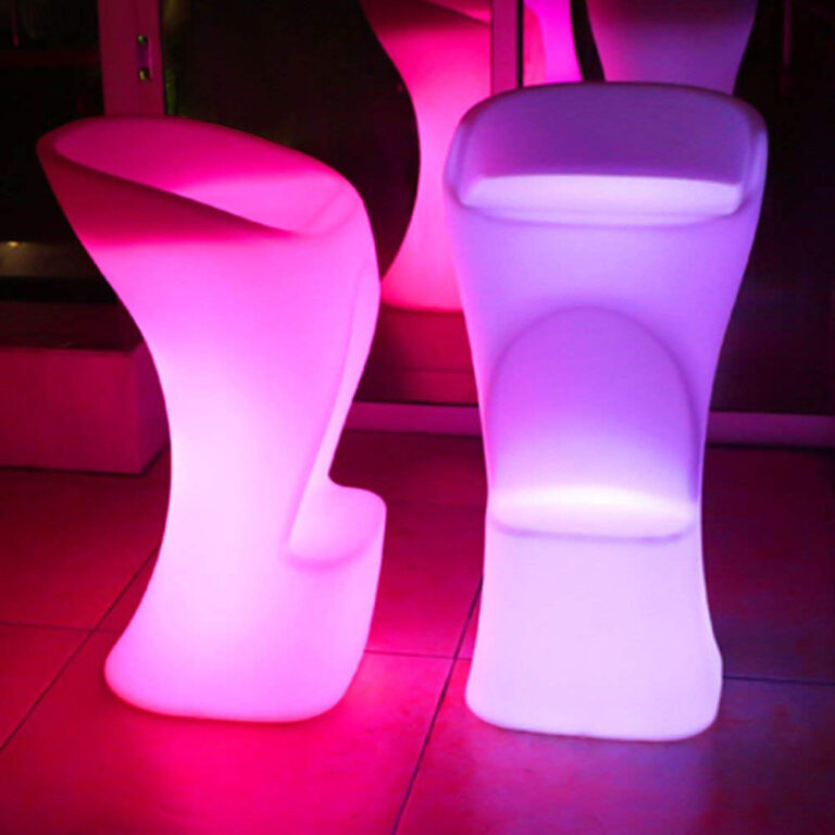 LED Bar Stool Rental 9Rental LED Furniture Rental UAE