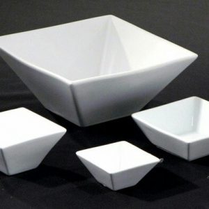Square China bowls