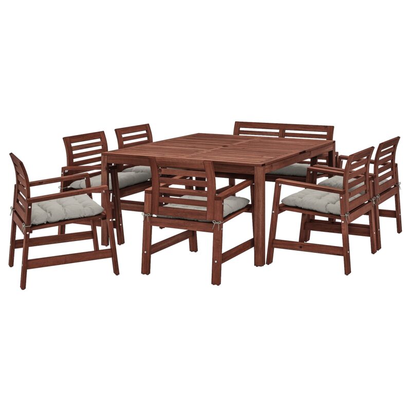 Outdoor Wooden Set for 8 9Rental outdoor furniture rentals,9Rental